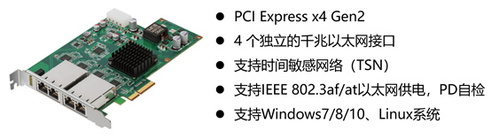 c100四口PoE千兆网卡